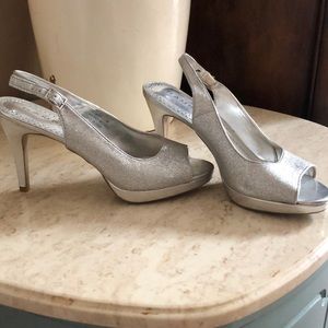 Silver heels